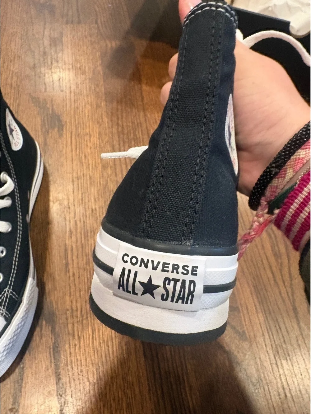 BRAND NEW Converse Chuck Taylor All Star High Top Black Kids Sneakers Size 4 US